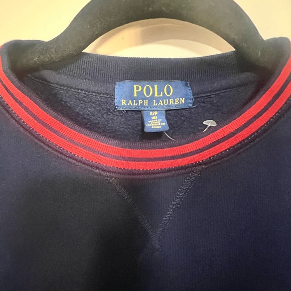 Ralph Lauren Polo Sweatshirt in Navy sz 8 (S) - Picture 3 of 4